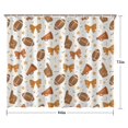 thumbnail image 5 of Football and Cheer Goods Pattern Shower Curtain 84"x72" ,Bathroom Decorative Shower Curtains Set with 12 Hooks,Modern Waterproof Washable Shower Curtain, 5 of 6