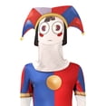 thumbnail image 3 of Disfraz de Pomni de Anime The Amazing Digital Circus para adultos y niños, uniforme de Halloween, mono y sombrero, 2 piezas, 3 of 5