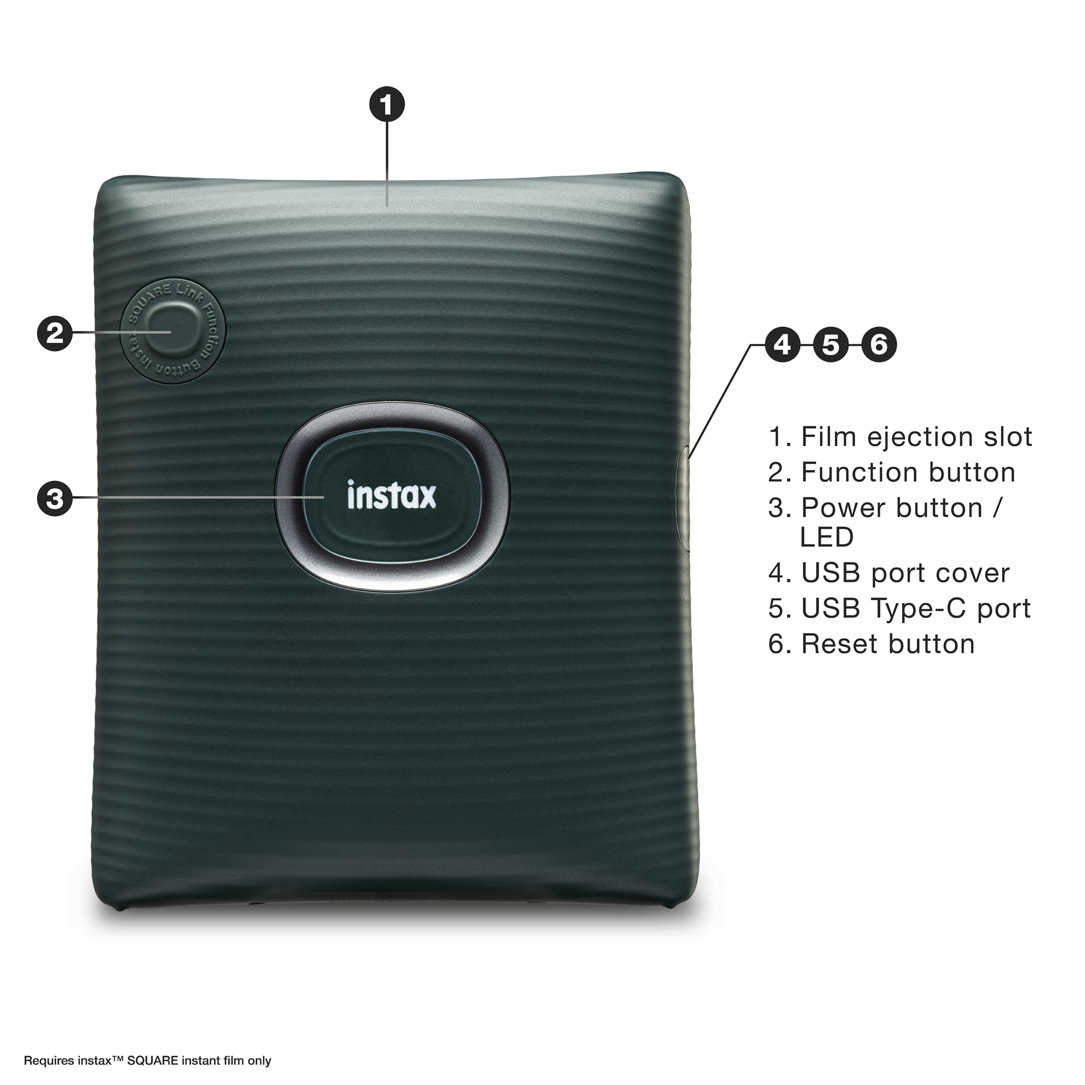 instax SQUARE Link 本体 Amazon.com : Fujifilm Instax Square Link Smartphone Printer