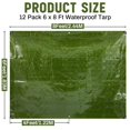 thumbnail image 2 of Lona Glicraft, impermeable, resistente al agua, 5.5 mil, paquete de 8, 2 of 7