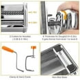 thumbnail image 6 of iMounTEK Pasta Maker Machine Stainless Steel Noodle Machine with 6 Adjustable Thickness Settings Pasta Cutter Hand Crank, 6 of 10