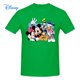 thumbnail image 1 of Disney Mickey Mouse Donald Duck And Friends T shirt Harajuku Short Sleeve T-shirt 100% Cotton Graphics Tshirt Brands Tee Top3XL Gao Jinjia LED, 1 of 2