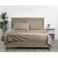 thumbnail image 3 of Mainstays Comfort Chill Microfiber Bed Sheet Set, Full, Brownstone, 4 Piece, 3 of 13