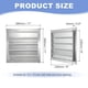 thumbnail image 2 of Cubierta de ventilación de aluminio Uxcell, ventilador de extractor con persiana automática de gravedad, rejilla cuadrada de 10x10 pulgadas, 2 of 6