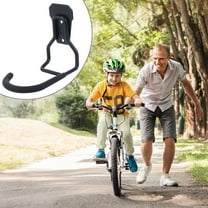 Topbathy 1Pc Black Heavy Duty Bike Hanger with Bolts Wall Mount Bike Hook for Garage Use