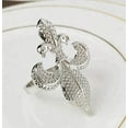 thumbnail image 5 of Fennco Styles Classic Fleur De Lis Metal Napkin Rings, Set of 4, 5 of 6