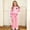 Pink, variant on Spazoro Girls Outfit Sets with Bow Decor, Elastic Waist Heart Print Flared Leg Crewneck Long Sleeve Trendy Matching Sweatshirt and Pants 2PC Outfits Beige Size 5-6
