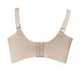 thumbnail image 2 of BIMEI Seamless Mastectomy Lace Bra for Women Breast Prosthesis with Pockets Sleep Bras Soft Daily Bras with 2 Removable Pads,Beige,2XL, 2 of 9