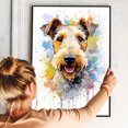 thumbnail image 4 of Lakeland Terrier Dog Art - Watercolor Style Wall, Home or Apartment Decor - Sweet Poster Print Gift for Puppy Lovers, Dog Lovers, Women, Girls, Kids, Baby Room, Nursery, 4 of 5