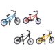 thumbnail image 5 of WORGEOUS 4pcs Finger Bikes Mini Finger Mountain Bikes Doble barra Dedo Bicicleta de juguete, 5 of 8