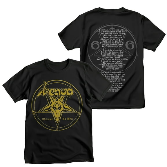 Venom Men's Welcome To Hell T-Shirt Black Small | Officially Licensed Merchandise