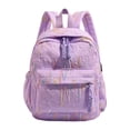 thumbnail image 1 of Mochila para niños con correa acolchada, gran capacidad, para primaria, para hombres, mujeres y adolescentes Púrpura, 1 of 8