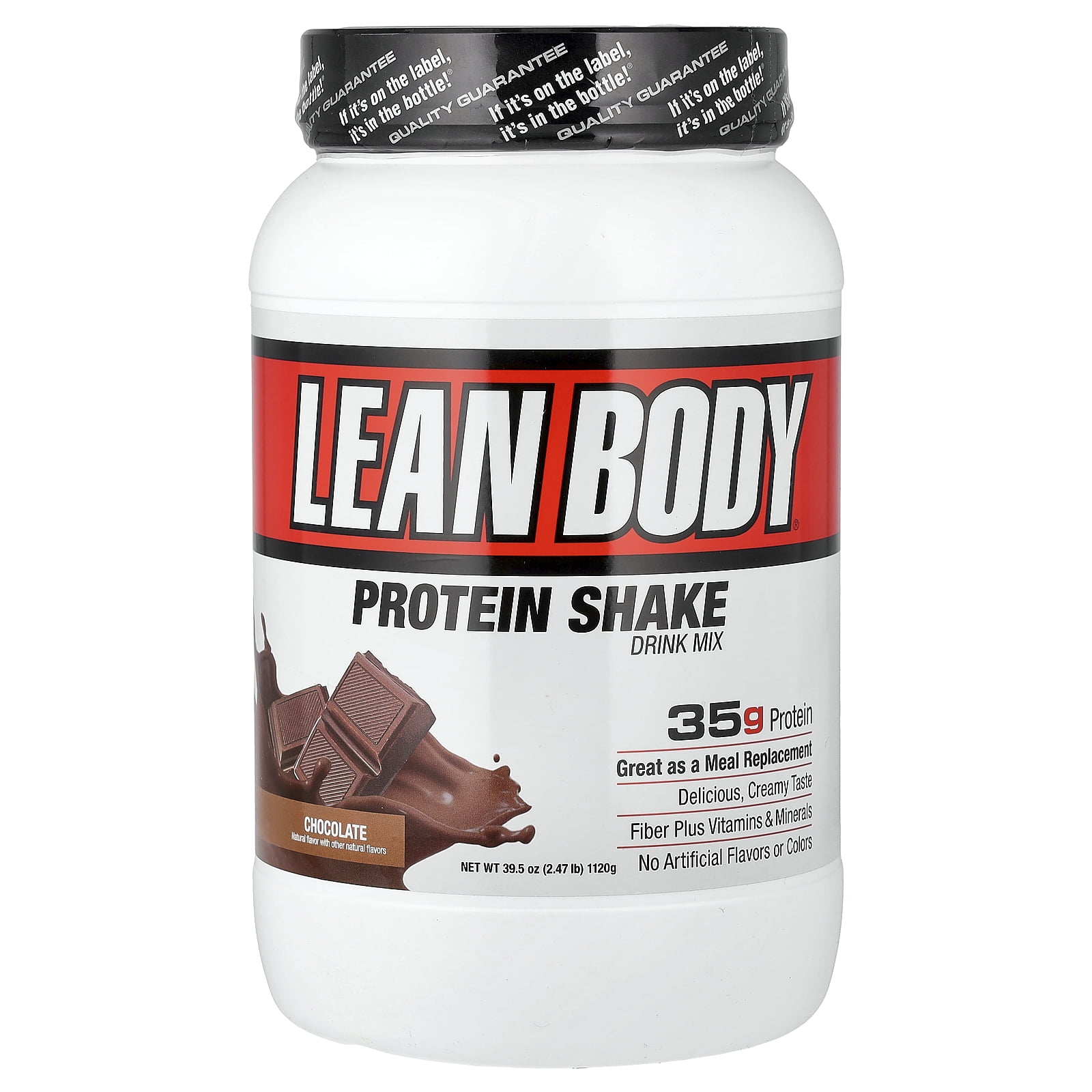 MRP Lean Body Protein Powder, Chocolate, 35g Protein, 2.47 Lb