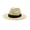 Beige, variant on Panama Hat Women Men Wide Brim Straw Beach Hat Ribbon Decor Breathable Elastic Fit Summer Sun Hat Vacation Accessory