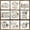 Cheer Leader, variant on DIY Decorative Reusable Home Letter Stencil Template for DIY Crafts Scrabooking Painting on Cake, Wood,Canvas,Floor,Wall,Tile ( 5.9 x 5.9 Inch), Set of 9