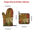 thumbnail image 4 of YFYANG Oven Mitts and Pot Holders Sets 4 Pieces, Non-Slip Heat Resistant Abstract Decoration Kitchen Glove Pot Mat for Cooking and Baking, 4 of 8