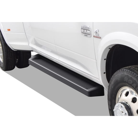 2010-2019 Dodge RAM 2500/3500 Mega Cab Black Finish 6 Inch iRunning Board Door to Door Side Bar Side Step Running Board