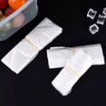 thumbnail image 7 of 100 White Bags, 20Cm×32Cm (≈8Inch×12.6Inch) Regular Size Disposable Tote Bags For Shopping, Grocery, Takeout, Storage - Lightweight And Durable With Handles For Daily Use,, 7 of 7