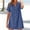 B181 Navy womens summer dresses clearance under $5, variant on Cagogo Women's Summer Casual 2025 Short Mini Flowy Tshirt Sun Dress Short Sleeve Cotton Linen Aline Tunic Homecoming Dresses Button Down V Neck Sexy Black Dresses Clothes