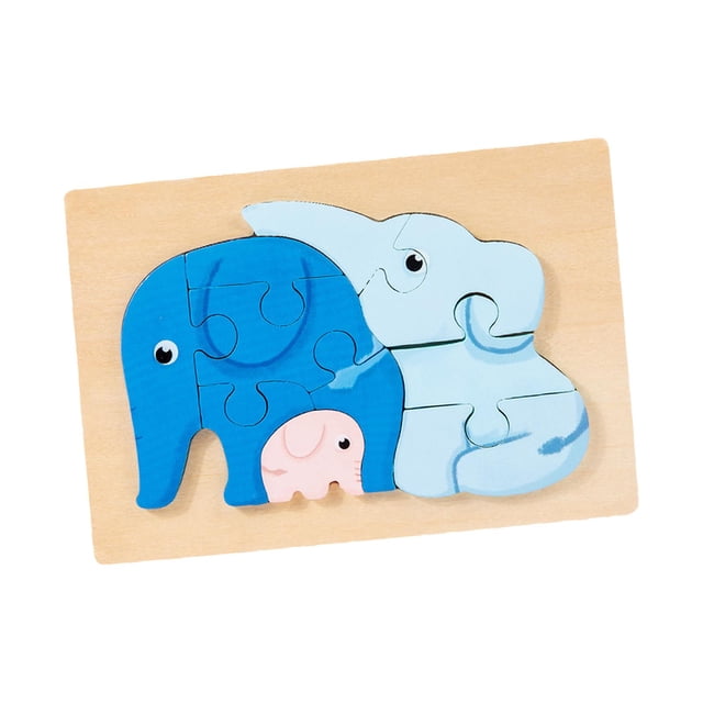 Rompecabezas de animales Montessori, juguete educativo de aprendizaje, rompecabezas de inteligencia cognitiva, desarrolla habilidades motoras Yotijar Rompecabezas