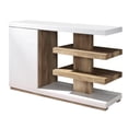 thumbnail image 4 of Furniture of America Biggins Contemporary Wood 3-Piece Coffee Table Set in White, 4 of 13