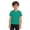 Green, variant on Huanglei Soft Kids Tee Breathable Basic Short Sleeve Shirt For Girls And Boys Comfortable Casual Round Neck Top For Children Soft Cotton Tees ,2-3 Years ,Red