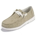 thumbnail image 1 of UKAP - Mocasines para mujer, zapatillas de lona, zapatos planos de tacón bajo con cordones para caminar, 1 of 5