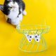 thumbnail image 1 of Elevados de Cerámica para Gatos, Platos de Alimentación Elevados para Perros Pequeños, Alimentador de Agua para Gatos Y Cachorros , Soporte de lazo verde Yinane Cuencos para gatos, 1 of 7