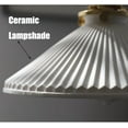 thumbnail image 5 of White Ceramic Pendant Light Fixture, Nordic Style Farmhouse Pendant Lamp, Modern Simple Pendant Lighting, Personalized Retro Rustic Pendant Light for Dining Room Kitchen Island Bar Sink, 5 of 7