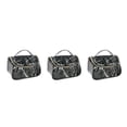 thumbnail image 3 of QualitChoice Modèle Cosmétique Sac Commode Femmes Sac de Rangement Sac de Transport Contenant le Type d'Organisateur de Maquillage de Voyage 4 3Set, 3 of 6