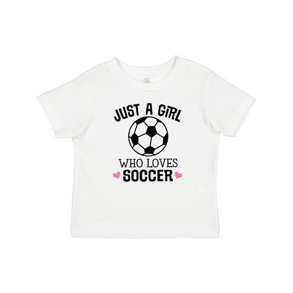 Inktastic Just a Girl Who Loves Soccer Girls Baby T-Shirt
