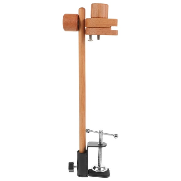 Raindrops 1Set Embroidery Frame Lap Stand Multi Color Wooden and Iron Material for Diy Craft Projects