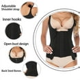 thumbnail image 2 of Women Waist Trainer Corset Zipper Vest Body Shaper Cincher Tank Top with Adjustable Straps, 2 of 6