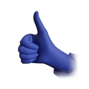 TRICARE Medical Nitrile Exam Gloves, Large, Case of 1000, Blue, Latex Free, Powder Free, 4.7 Mil