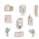 thumbnail image 2 of Pegatinas Decorativas 30 pegatinas para diario de álbum, pegatinas creativas de plantas retro Washi, suministros de arte (C) Tmvgtek Libre de BPA, 2 of 6