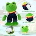thumbnail image 2 of Peluche De Rana Rhenne Rene Juguete - Muñeca De Rana, rable Premium Peluche Compañero De Juego, Regalos De Navidad para Niños Y Niñas(25CM), 2 of 3