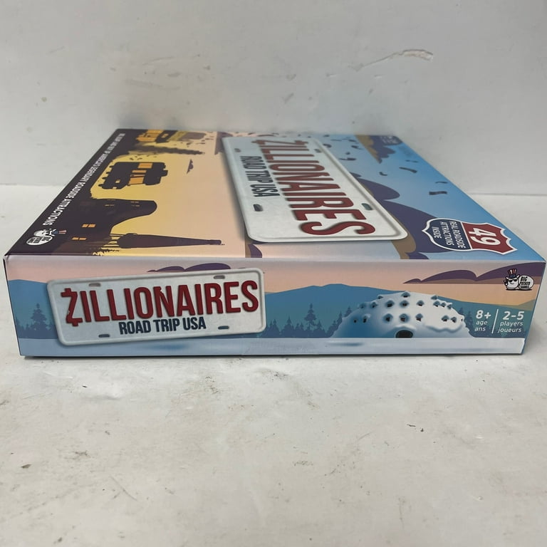 Zillionaires Road Trip USA – Gioco Da Tavolo In Inglese, Asta E Strategia, Per Famiglie E Bambini 8+