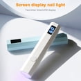 thumbnail image 2 of LCD Display Handheld Nail One Lamp Small Portable Light Therapy Lamp Nail Baking Lamps, 2 of 8