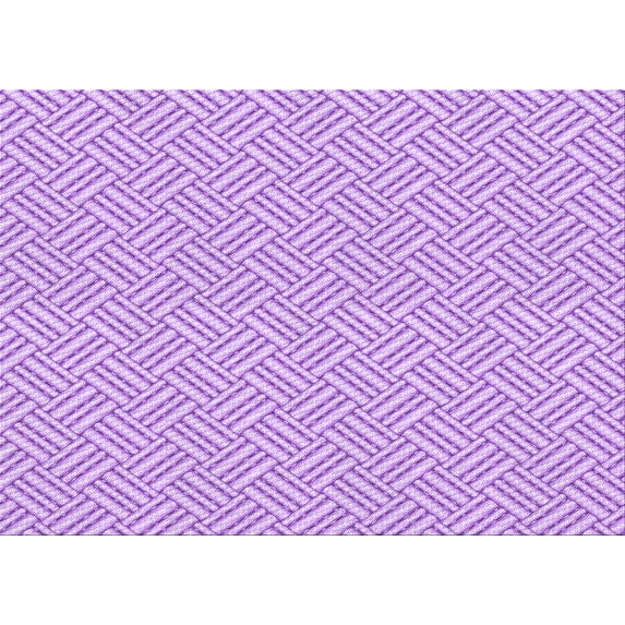 Ahgly Company Machine Washable Indoor Rectangle Transitional Purple Area Rugs, 2' x 4'