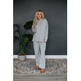thumbnail image 2 of Do Not Disturb Cargo Lounge Pants - Heather Grey, 2 of 5
