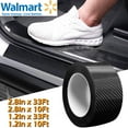 thumbnail image 1 of Kalgaden Car Door Edge Guards Carbon,Fiber Car Wrap Film 5D Gloss Black Vinyl Automotive Wrap Film Self-Adhesive Car Door Sill Protection Film Anti-Collision Fits for Most Car, 1 of 8