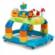Delta Children Lil’ Play Station 4-in-1 Activity Walker, Blue