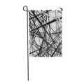 thumbnail image 1 of POGLIP Angle Edgy Chaotic Random Lines Abstract Geometric Artistic Asymmetric Garden Flag Decorative Flag House Banner 28x40 inch, 1 of 1