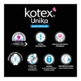 thumbnail image 4 of Toallas femeninas Kotex Unika ultradelgada flujo moderado con alas 10 pzas, 4 of 4