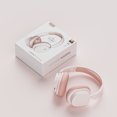 thumbnail image 5 of Wireless Bluetooth Headphones Over Ear,Hi-Fi Stereo Wireless Headphones Foldable/Wired/Wireless with Microphone/TF,Available for TV,Travel, Home Office Headset,Quick Charge 20 Hours Playtime Pink, 5 of 11
