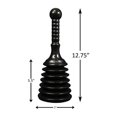 thumbnail image 4 of Juego de 2 desatascadores de inodoro de alta resistencia. Equipado con válvula de alivio de aire, negra., 4 of 5