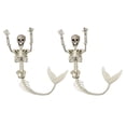thumbnail image 2 of Esqueletos de Halloween, decoración de esqueletos con articulaciones de cuerpo completo, accesorios de huesos humanos aterradores para 2 esqueletos, 2 of 9
