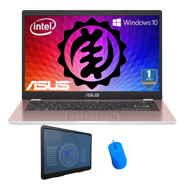 Laptop Asus 14 E410M Intel Celeron Ssd 128GB 4GB más Base enfriadora y Mouse