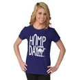 thumbnail image 4 of Hump Day Funny Camel Office Workout Womens Fitted Plus Size Graphic Tee Brisco Brands 2X, 4 of 5