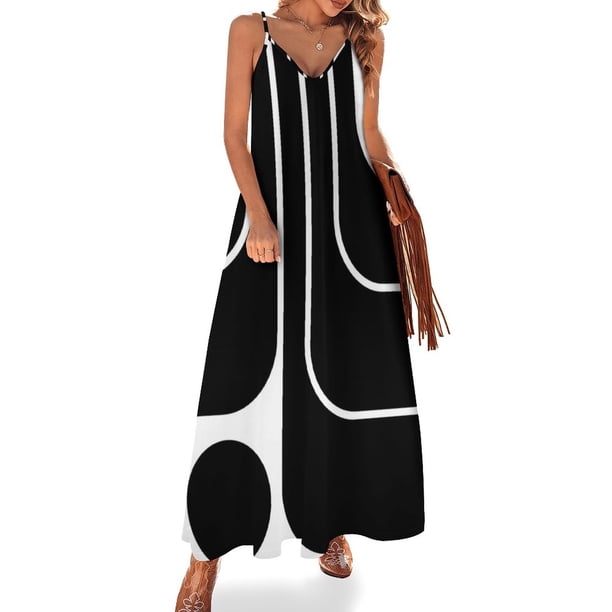 Vestido sin mangas con diseño geométrico retro 629, vestido de fiesta de lujo para mujer, vestidos de verano